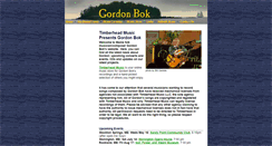 Desktop Screenshot of gordonbok.com